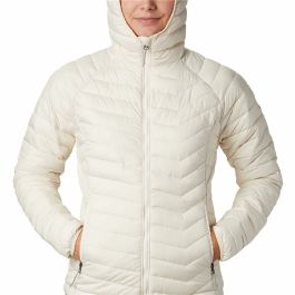 Chaqueta Deportiva para Mujer Columbia Powder Lite Blanco Chaqueta Deportiva para Mujer Columbia Powder Lite Blanco