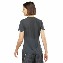 Camiseta de Manga Corta Mujer Salomon Agile Gris oscuro