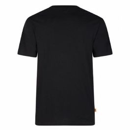 Camiseta de Manga Corta Hombre Timberland Kennebec Linear Negro