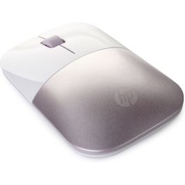 Ratón Inalámbrico HP Z3700/ Hasta 1200 DPI/ Blanco y Rosa