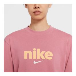 Camiseta de Manga Larga de Mujer Nike Crew Rosa