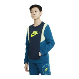 Sudadera sin Capucha Niño Nike Amplify Azul Sudadera sin Capucha Niño Nike Amplify Azul