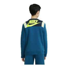 Sudadera sin Capucha Niño Nike Amplify Azul Sudadera sin Capucha Niño Nike Amplify Azul