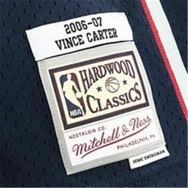 Camiseta de baloncesto Mitchell & Ness New Jersey Nets 2006-07 Nº15 Vince Carter Azul