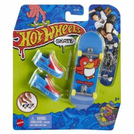 Mini monopatin hot wheels. incluye zapatos. 10 cm - modelos surtidos