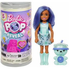 Muñeca barbie chelsea pop reveal serie bubble tea con mascotas y accesorios sorpresa. - modelos surtidos