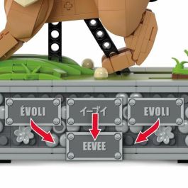 MEGA-Pokémon-Eevee in Motion-Building caja 1.381 piezas HTH71