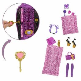 Muñeca monster high skulltime secrets 4 clawdeen wolf con armario y accesorios.