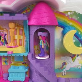 Polly Pocket - Set de peluquería Rainbow Unicorn - Cabezal de peluquería - 4 años+ HYD97