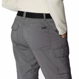 Pantalón Largo Deportivo Columbia Silver Ridge Montaña Gris oscuro