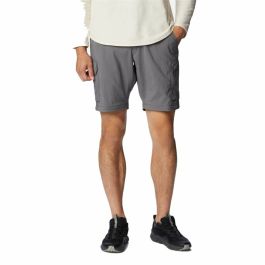 Pantalón Largo Deportivo Columbia Silver Ridge Montaña Gris oscuro