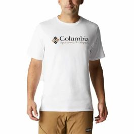 Camiseta de Manga Corta Hombre Columbia Blanco