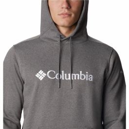 Sudadera con Capucha Hombre Columbia CSC Basic Logo Gris oscuro
