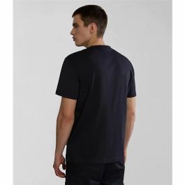 Camiseta de Manga Corta Hombre Napapjiri S-Faber Negro