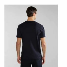 Camiseta de Manga Corta Hombre Napapjiri Negro