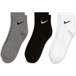 Calcetines Deportivos Nike Everyday Lightweight Gris 3 pares