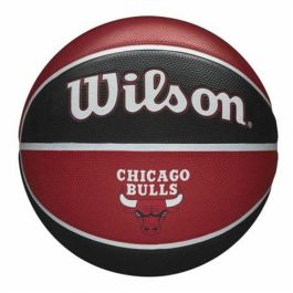 Balón de Baloncesto Wilson NBA Team Tribute Chicago Bulls Rojo Talla única 7