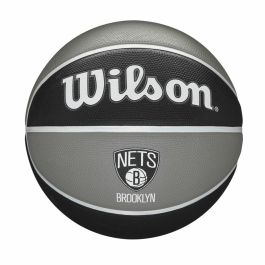 Balón de Baloncesto Wilson Nba Team Tribute Brooklyn Nets Negro Caucho Talla única 7
