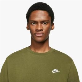 Sudadera sin Capucha Hombre Nike BV2666 Oliva Sudadera sin Capucha Hombre Nike BV2666 Oliva