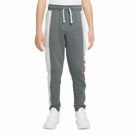 Pantalón de Chándal para Niños Nike Sportswear Blanco Gris oscuro