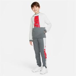 Pantalón de Chándal para Niños Nike Sportswear Blanco Gris oscuro