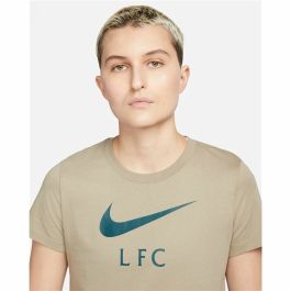 Camiseta de Manga Corta Mujer Nike Liverpool FC Marrón