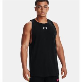 Camiseta de baloncesto Under Armour Cotton Tank Negro Multicolor