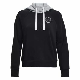 Sudadera con Capucha Hombre Under Armour Rival Fleece CB Negro