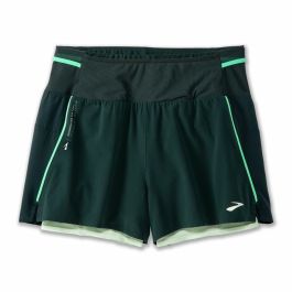 Pantalones Cortos Deportivos para Mujer Brooks High Point 3" 2-in-1 2.0 Verde Precio: 65.94999972. SKU: S64127265