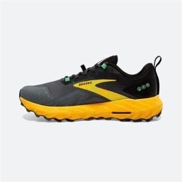 Zapatillas de Running para Adultos Brooks Cascadia 17 Amarillo Negro