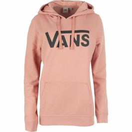 Sudadera con Capucha Mujer Vans Drop Logo Rosa Sudadera con Capucha Mujer Vans Drop Logo Rosa