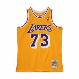 Camiseta de baloncesto Mitchell & Ness Los Angeles Lakers 1998-99 Nº73 Dennis Rodman Amarillo