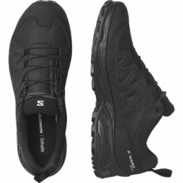 Zapatillas de Running para Adultos Salomon X Ward Negro Verde GORE-TEX Cuero Montaña
