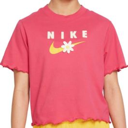 Camiseta de Manga Corta Infantil ENERGY BOXY FRILLY Nike DO1351 666 Rosa