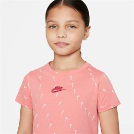Camiseta de Manga Corta Infantil Nike Sportswear Salmón
