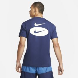 Camiseta de Manga Corta Hombre Nike TEE ESS CORE 4 DM6409 410 Azul marino