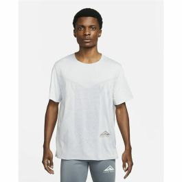 Camiseta de Manga Corta Hombre Nike Dri-FIT Rise 365 Blanco
