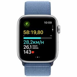 Apple Watch SE 2 Gen 2023/ GPS/ Cellular/ 44mm/ Caja de Aluminio Plata/ Correa Deportiva Loop Azul Invierno