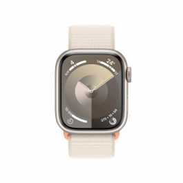 Apple Watch Series 9/ GPS/ Cellular/ 41mm/ Caja de Aluminio Blanco Estrella/ Correa Deportiva Loop Blanco Estrella