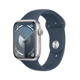 Apple Watch Series 9/ GPS/ 45mm/ Caja de Aluminio Plata/ Correa Deportiva Azul Tempestad M/L Precio: 531.94999979. SKU: B1JGJ2XKAM