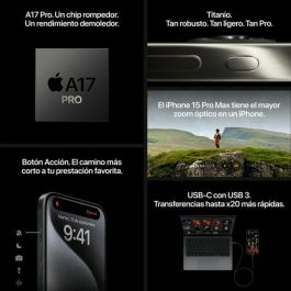 Smartphone Apple 6,7" 512 GB Titanio
