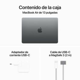 Apple Macbook Air 13,6"/ M3 8-Core CPU/ 8Gb/ 512Gb SSD/ 10-Core GPU/ Gris Espacial