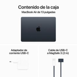 Laptop Apple MacBook Air MRXV3Y/A 13" M3 8 GB RAM 256 GB SSD Qwerty Español Precio: 1275.94999972. SKU: B17GMQP867