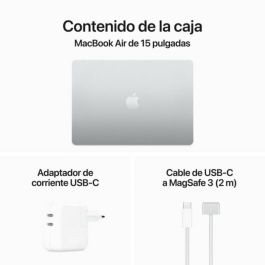 Laptop Apple MacBook Air MRYP3Y/A 15" M3 8 GB RAM 256 GB SSD Qwerty Español