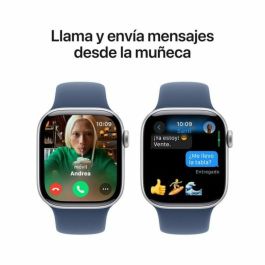 Apple Watch Series 10/ GPS/ 42mm/ Caja de Aluminio / Correa Deportiva Azul Denim S/M