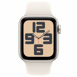 Apple Watch SE 3rd V2/ GPS/ Cellular/ 40mm/ Caja de Aluminio Blanco Estrella/ Correa Deportiva Blanco Estrella S/M