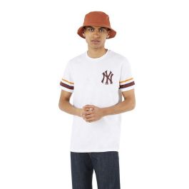 Camiseta New Era Heritage Stripe New York Yankees Blanco