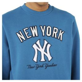 Sudadera sin Capucha Hombre New Era MLB Heritage New York Yankees Azul