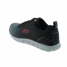 Zapatillas de Running para Adultos Skechers Engineered Mesh Negro Hombre