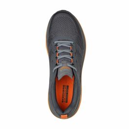 Zapatillas Deportivas Hombre Skechers Max Cushioning Delta Gris Naranja